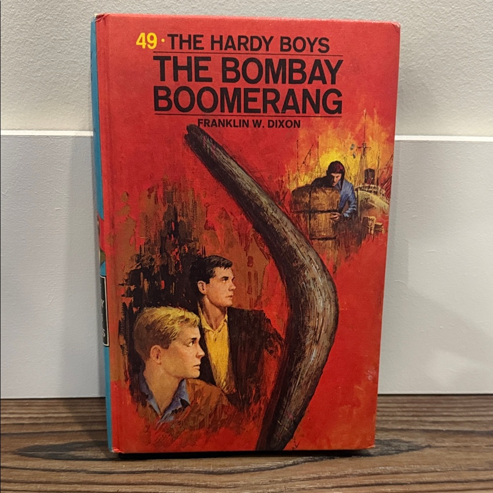 Vintage like new The Hardy Boys The Bombay Bommerang #49 by Franklin W. Dixon
